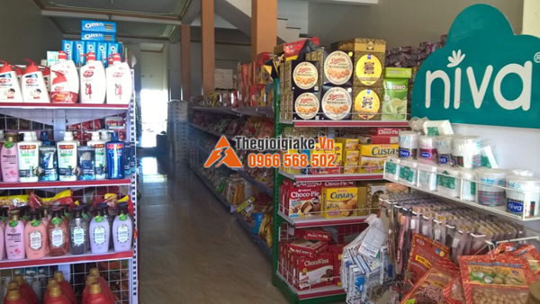 Kệ bày hàng siêu thị tại Vĩnh Phúc